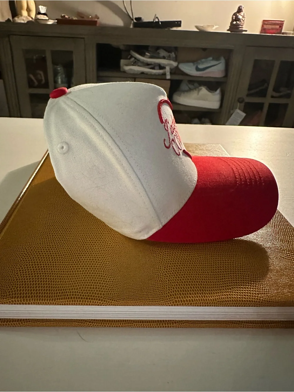 NWOT Rustler J’Adore (I Love) Cowboys Red Trucker Hat from Nashville OS
